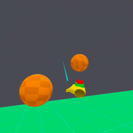 Animated GIF of WebXR demo